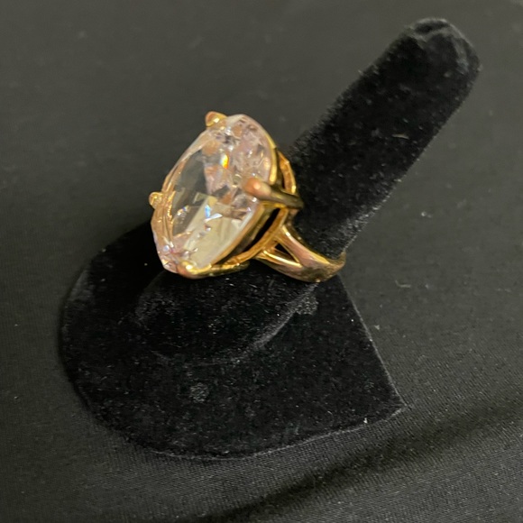 Huge CZ Ring!  Stunning! - Picture 3 of 4